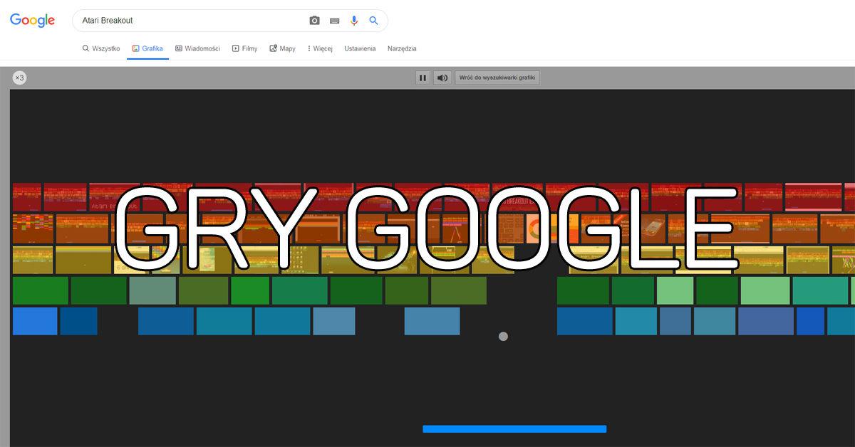 Gry Google – graj z Google prosto w wyszukiwarce